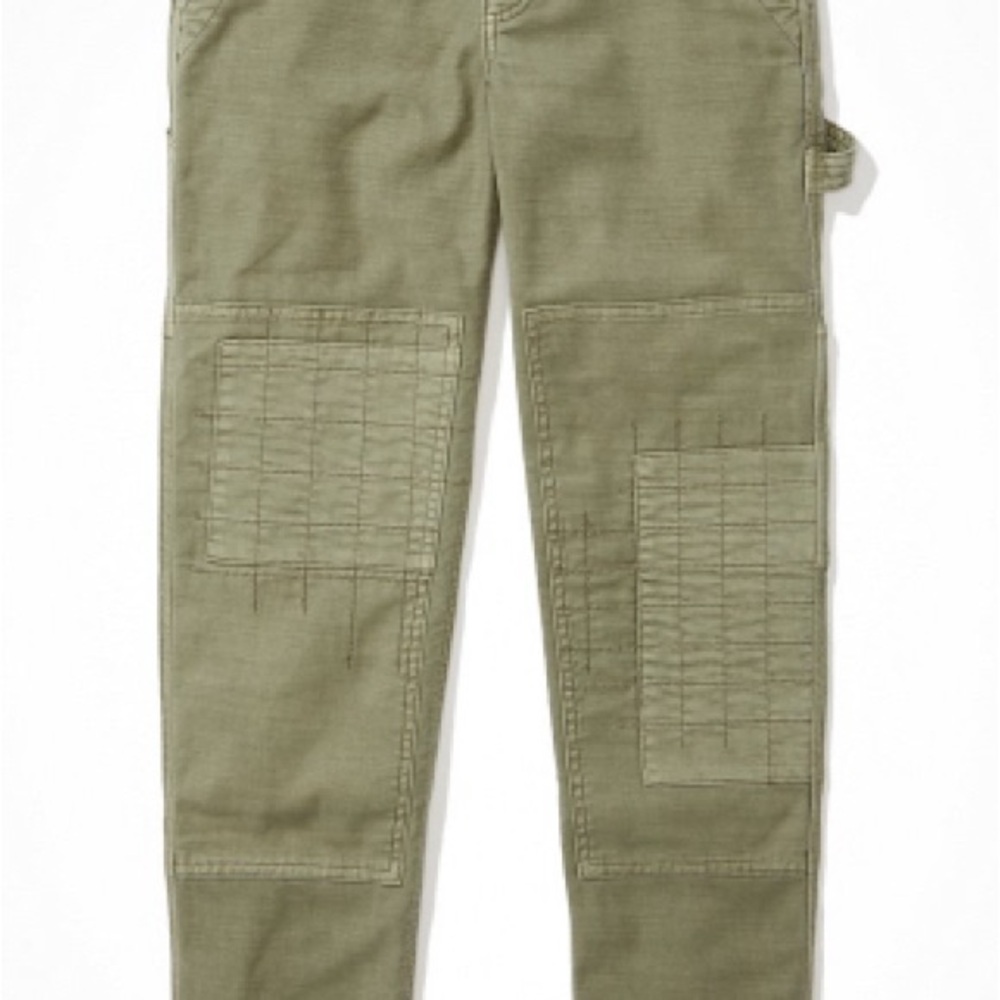 American Eagle Outfitters Olive Straight Leg Pants